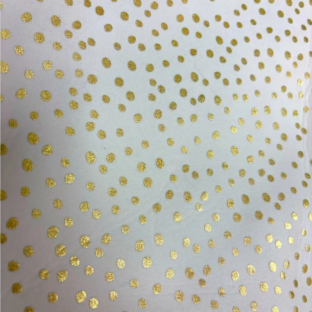 Gold Polka Dot Laptop/Tablet Sleeve by Dabney Lee